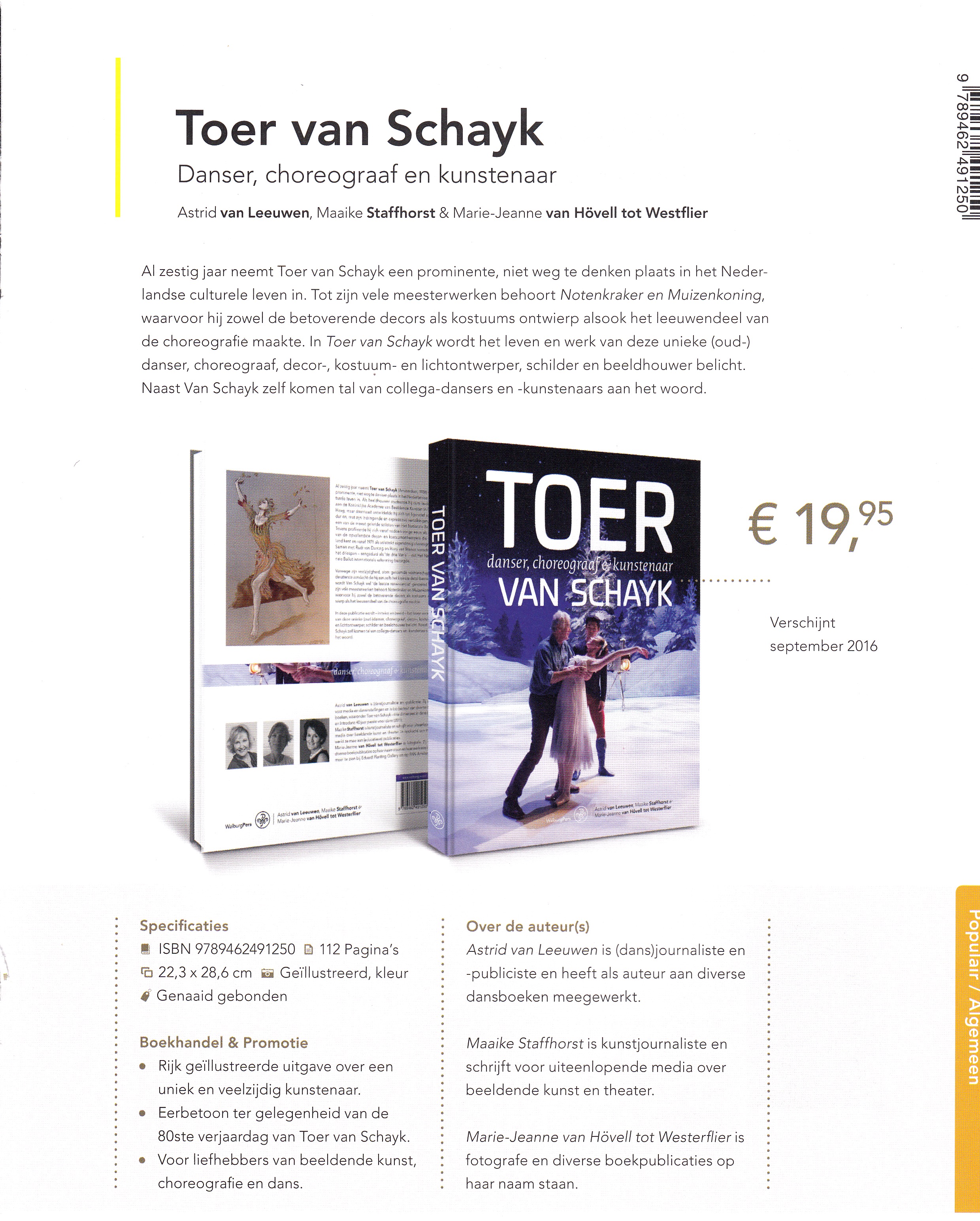 Book Toer Van Schayk 2016
